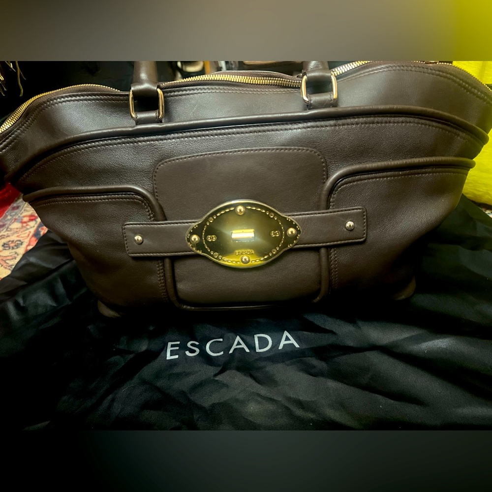 Escada 48 hour weekender large tote